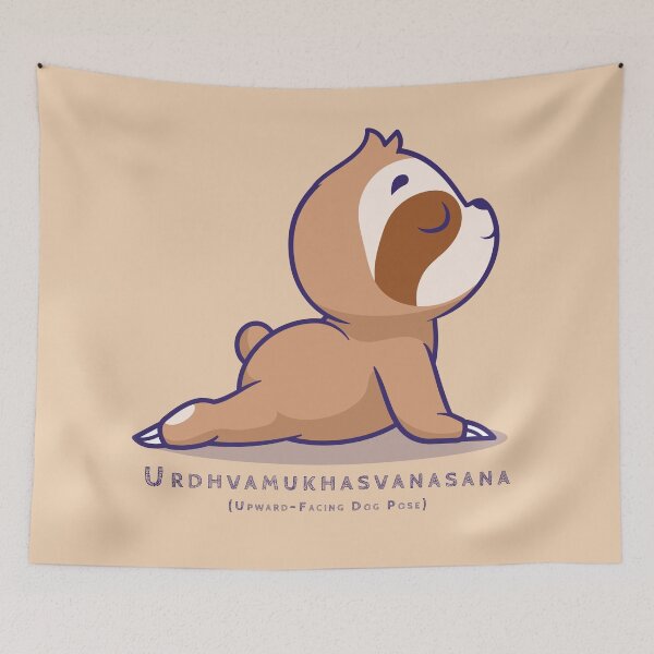 Item preview, Urdhva Mukha Svanasana | Yoga Pose : Baby Sloth designed and sold by savasanaqueen.