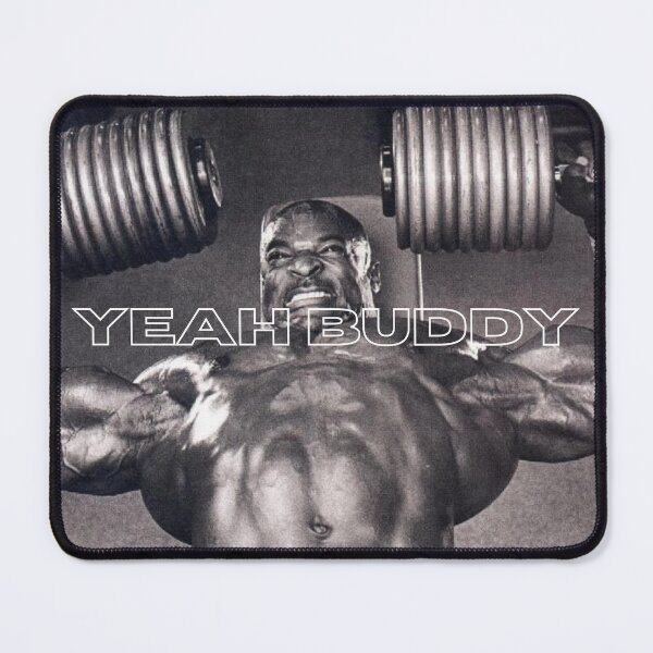 Item preview, RONNIE COLEMAN - YEAH BUDDY (WHITE) designed and sold by HeavyLiftGift.