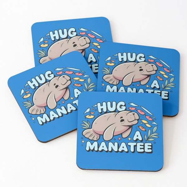 Item preview, Spread Love and Awareness with our "Hug a Manatee" Design designed and sold by SandbarTees.