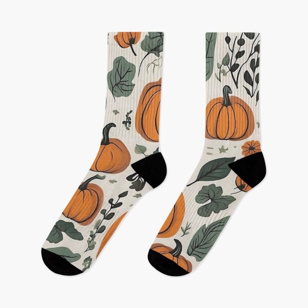 Item preview, Pumpkin plants print designed and sold by Rekline.