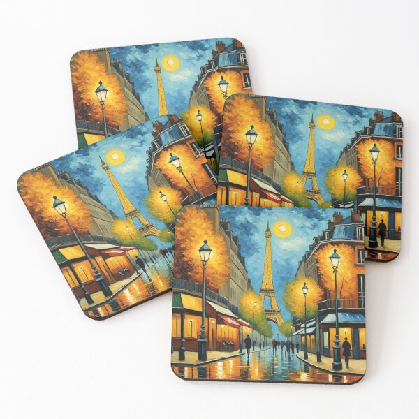 Item preview, Paris street with Eiffel Tower designed and sold by JackFreestone.