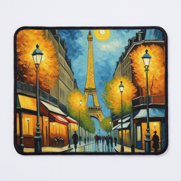 Item preview, Paris street with Eiffel Tower designed and sold by JackFreestone.