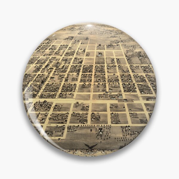 Item preview, Clinton, Illinois (1869) designed and sold by allhistory.