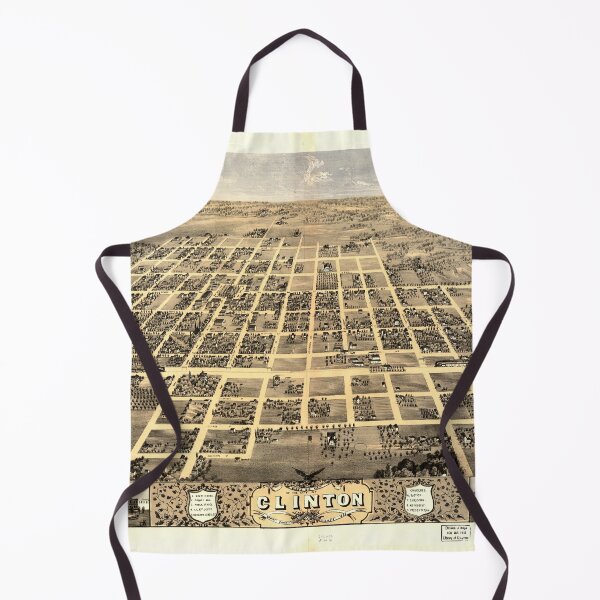 Item preview, Clinton, Illinois (1869) designed and sold by allhistory.
