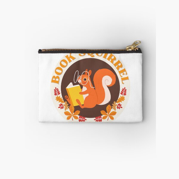 Item preview, book squirrel sticker designed and sold by Binatoes.
