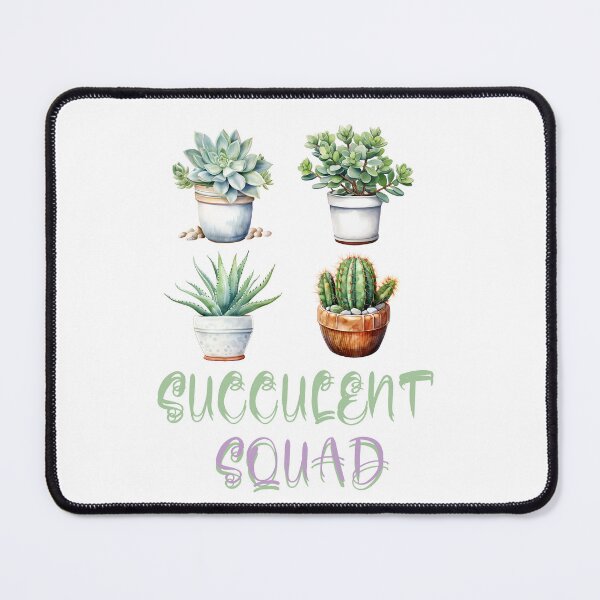 Item preview, succulent squad designed and sold by TranquilTrinket.