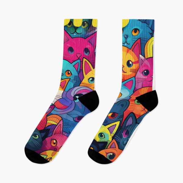 Item preview, Cute colorful kittens  designed and sold by inkArtistryfine.