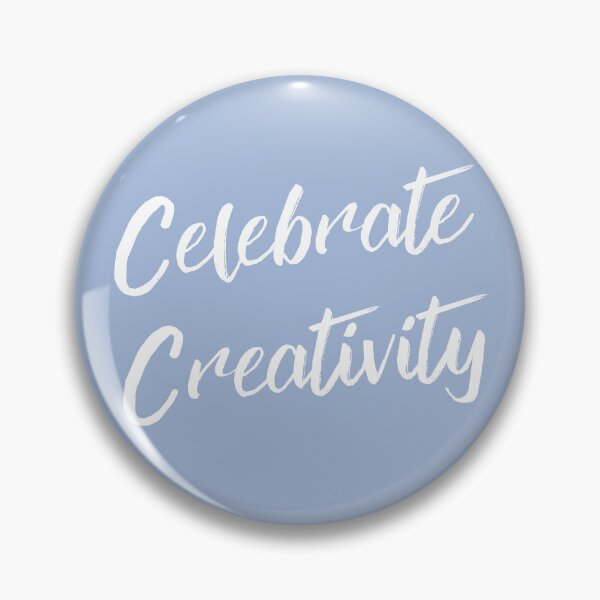Item preview, Celebrate Creativity / Pastel Blue designed and sold by Croquis & Delight.