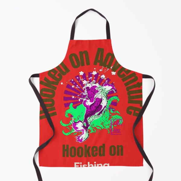 Item preview, Hooked on Adventure, Hooked on Fishing! designed and sold by BreadnButter97.
