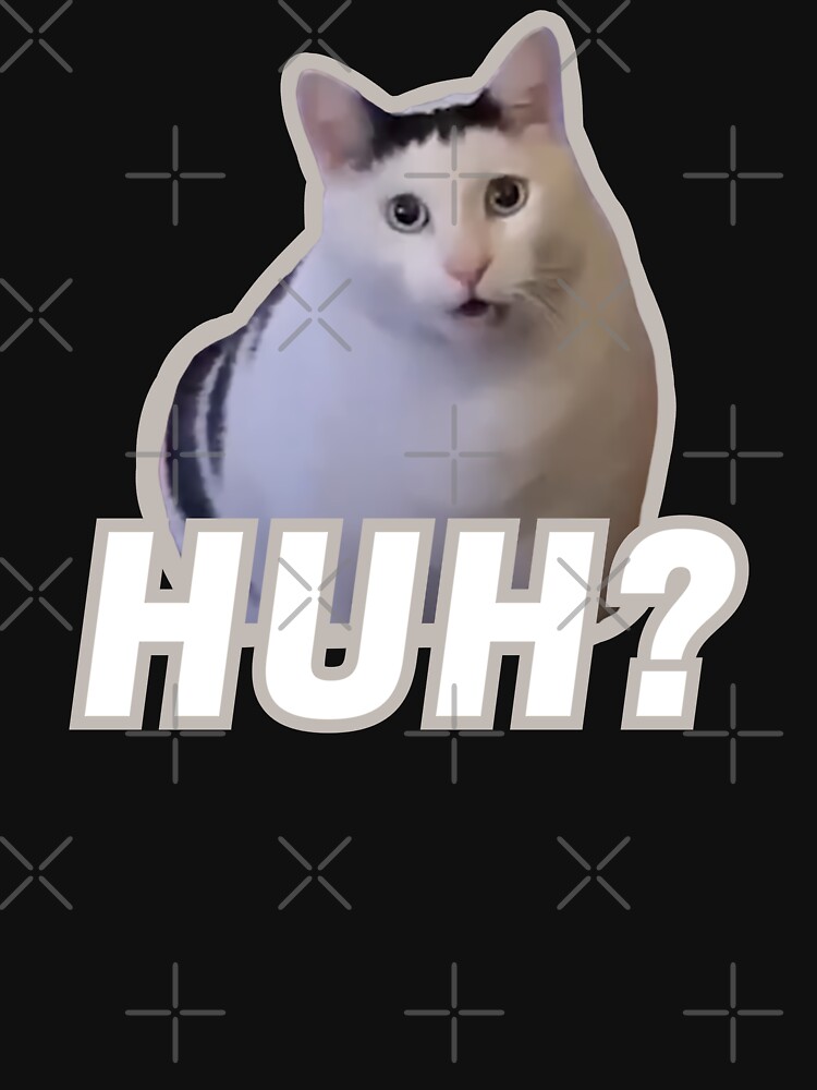 Huh cat meme, Huh? Essential T-Shirt for Sale by ins1ck