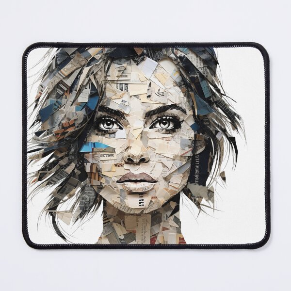 Item preview, Newsprint Femme collage designed and sold by Quarkari.