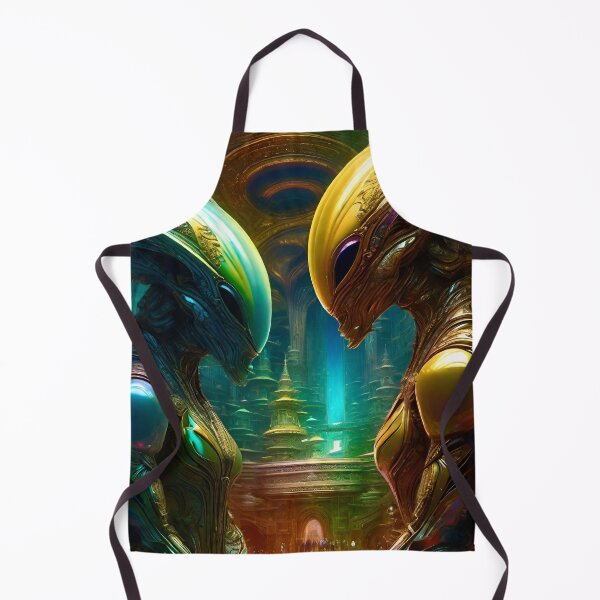 Item preview, Colorful Aliens in Love - Surreal Art designed and sold by Delerat7.