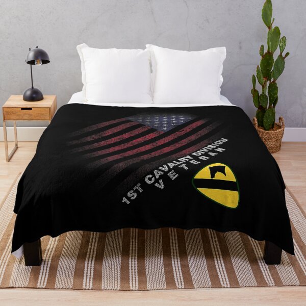 Item preview, 1st Cavalry Division Veteran American Flag Veterans Day Xmas designed and sold by defabiosofxs.