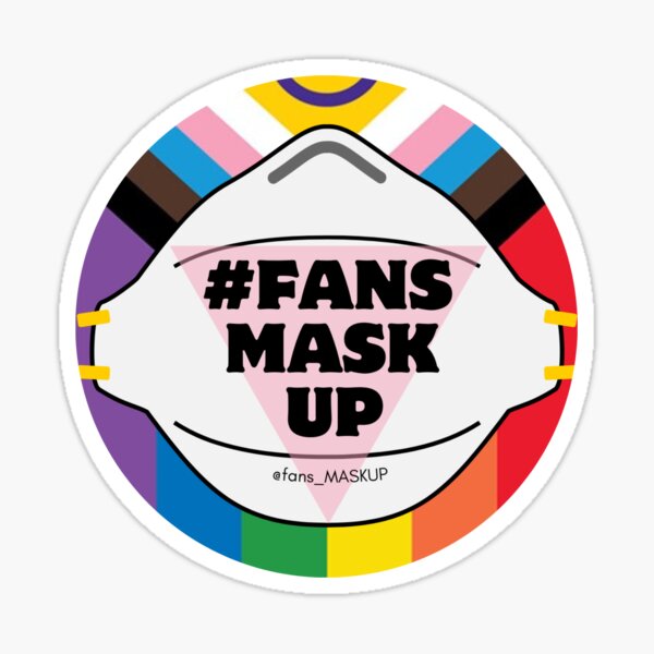 fansmaskup logo Sticker