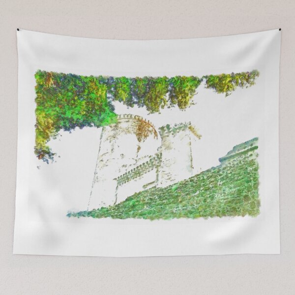 Item preview, Glimpse Of The Castle Walls And Towers designed and sold by Giuseppe Cocco.