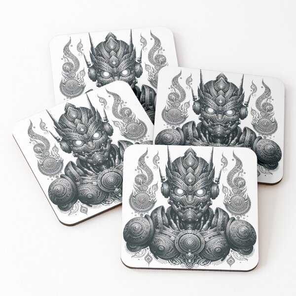 Item preview, "Mechanical Deity: Fusion of Ancient and Futuristic" designed and sold by Meowguar.