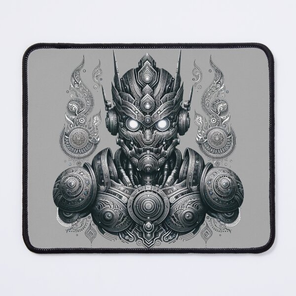 Item preview, "Mechanical Deity: Fusion of Ancient and Futuristic" designed and sold by Meowguar.