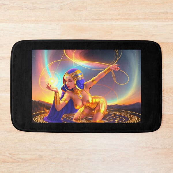 Item preview, GOD IS A WOMAN#2~Cosmic Sexy Goddess art~college greek fraternity sorority house party decor designed and sold by Spinning Plates 360.