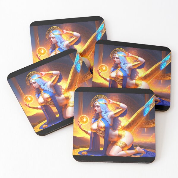 Item preview, GOD IS A WOMAN#4~Cosmic Sexy Goddess art~college greek fraternity sorority house party decor designed and sold by Spinning Plates 360.