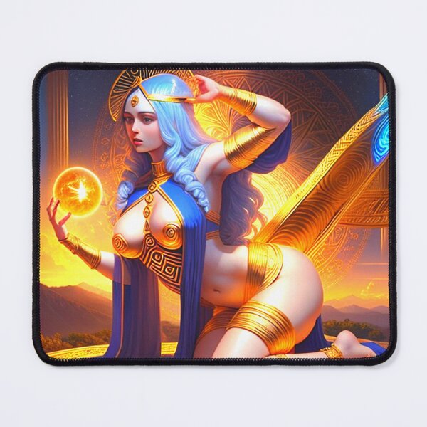Item preview, GOD IS A WOMAN#4~Cosmic Sexy Goddess art~college greek fraternity sorority house party decor designed and sold by Spinning Plates 360.