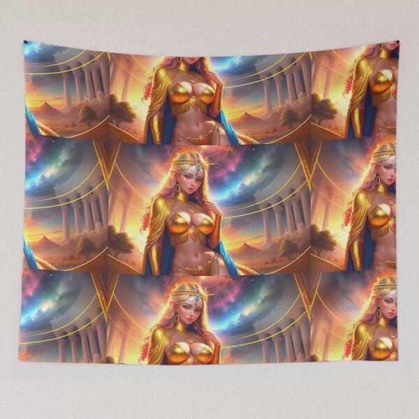 Item preview, GOD IS A WOMAN#5~Cosmic Sexy Goddess art~college greek fraternity sorority house party decor designed and sold by Spinning Plates 360.