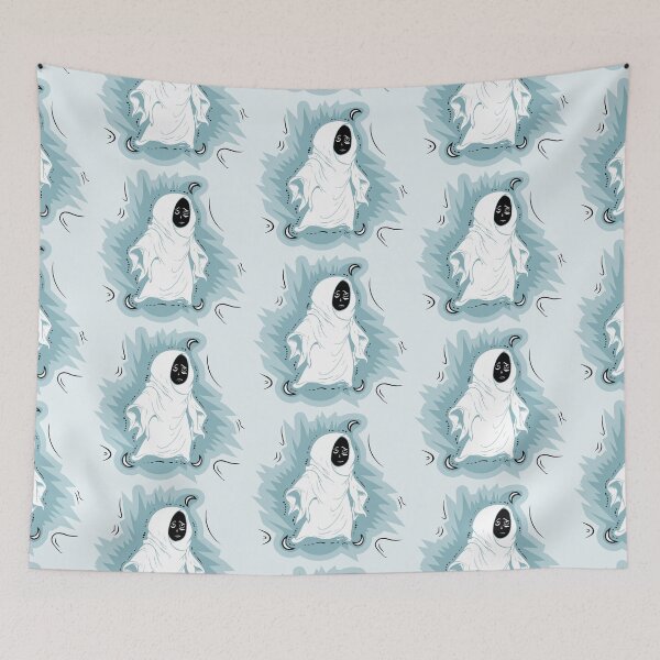 Item preview, ghost with ice /digital artwork designed and sold by FORPOTATOPARTY.