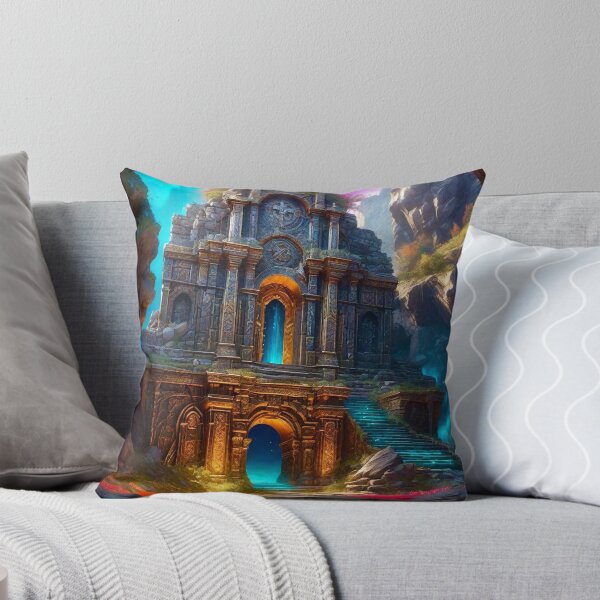 Artikelvorschau, Tempelruinen - Fantasy-Kunst entworfen und verkauft von Delerat7.