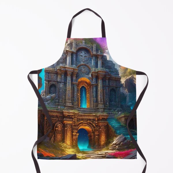 Artikelvorschau, Tempelruinen - Fantasy-Kunst entworfen und verkauft von Delerat7.