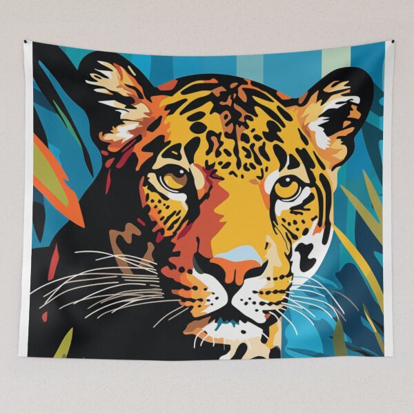 Item preview, Jungle Leopard Panther Pop Art designed and sold by TheWildFlix.