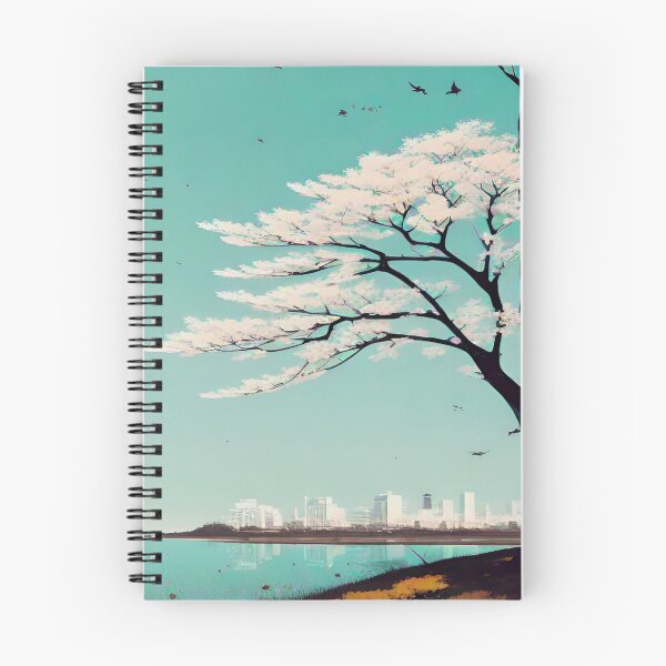 Item preview, Blossoming Cherry Tree by the Calm Sea designed and sold by I-A-Troy.