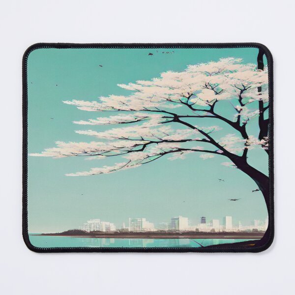Item preview, Blossoming Cherry Tree by the Calm Sea designed and sold by I-A-Troy.