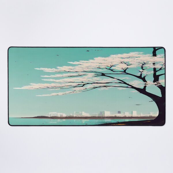 Item preview, Blossoming Cherry Tree by the Calm Sea designed and sold by I-A-Troy.