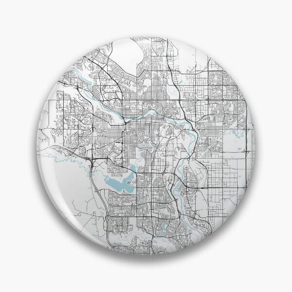 Item preview, Calgary City Map of Alberta, Canada - Circle designed and sold by deMAP.