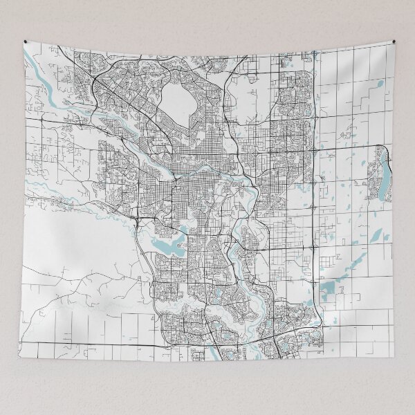 Item preview, Calgary City Map of Alberta, Canada - Circle designed and sold by deMAP.