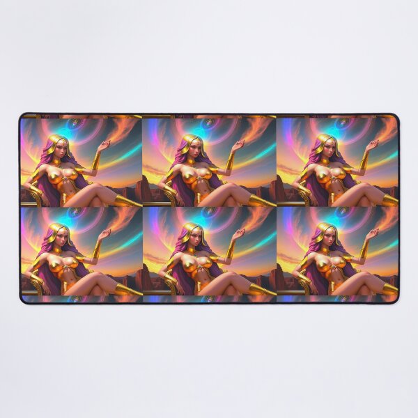 Item preview, GOD IS A WOMAN#7~Cosmic Sexy Goddess art~college greek fraternity sorority house party decor designed and sold by Spinning Plates 360.