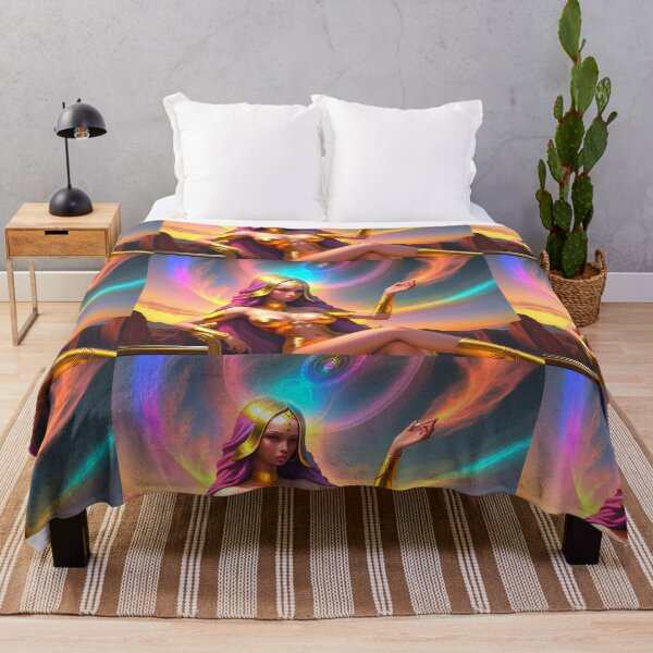 Item preview, GOD IS A WOMAN#7~Cosmic Sexy Goddess art~college greek fraternity sorority house party decor designed and sold by Spinning Plates 360.