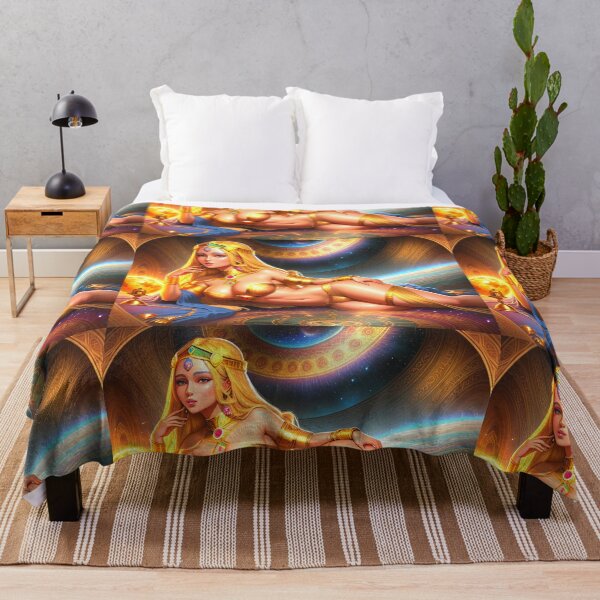 Item preview, GOD IS A WOMAN#8~Cosmic Sexy Goddess art~college greek fraternity sorority house party decor designed and sold by Spinning Plates 360.
