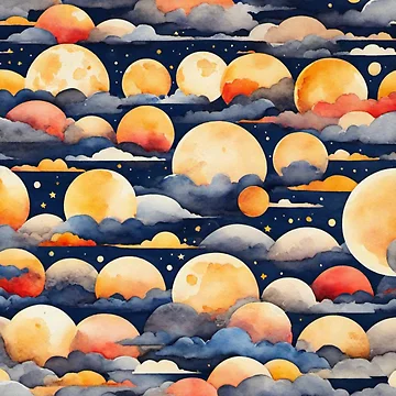 Artwork thumbnail, full moons pattern by coolsima