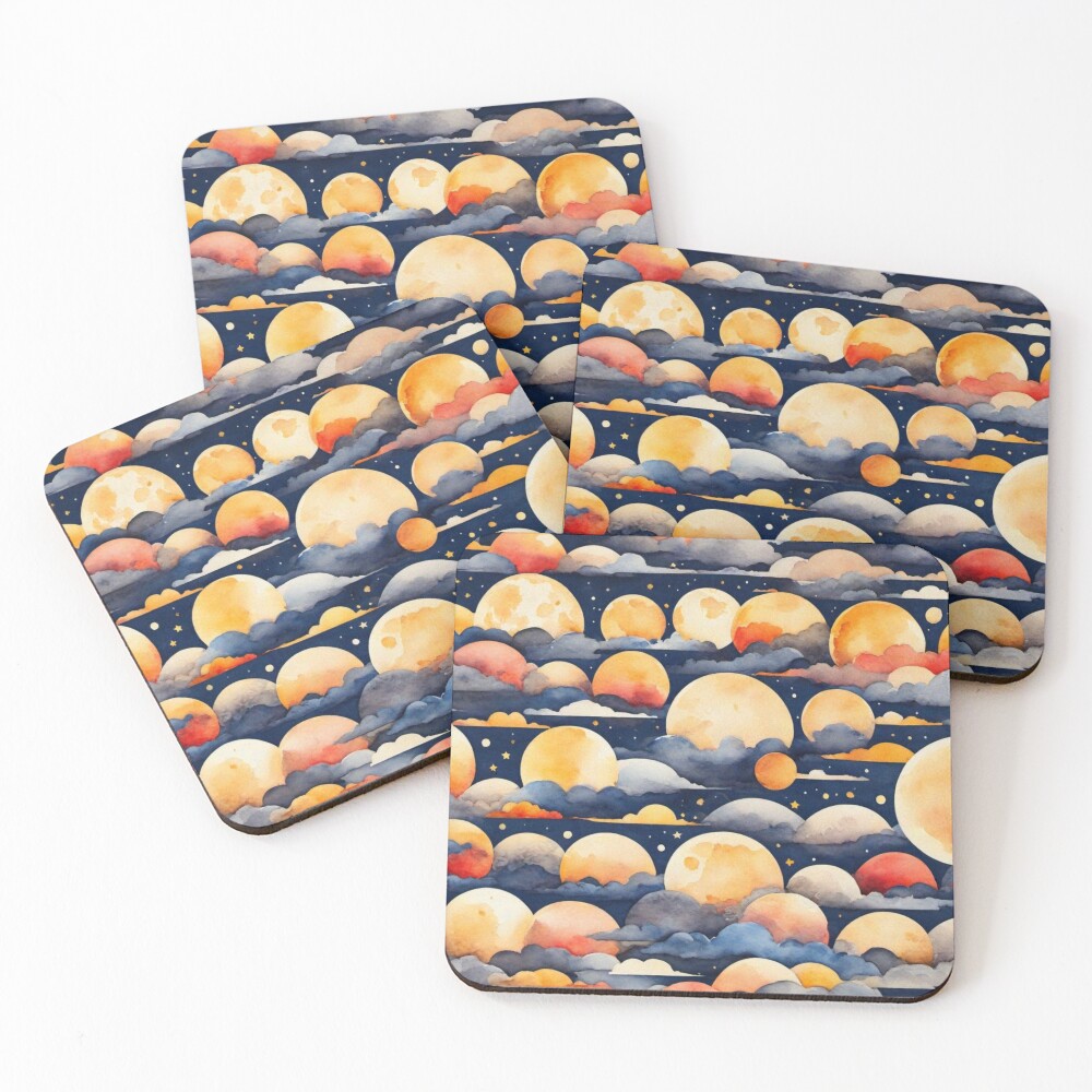 Item preview, Coasters (Set of 4) designed and sold by coolsima.
