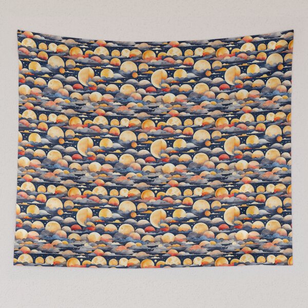 Item preview, full moons pattern designed and sold by coolsima.