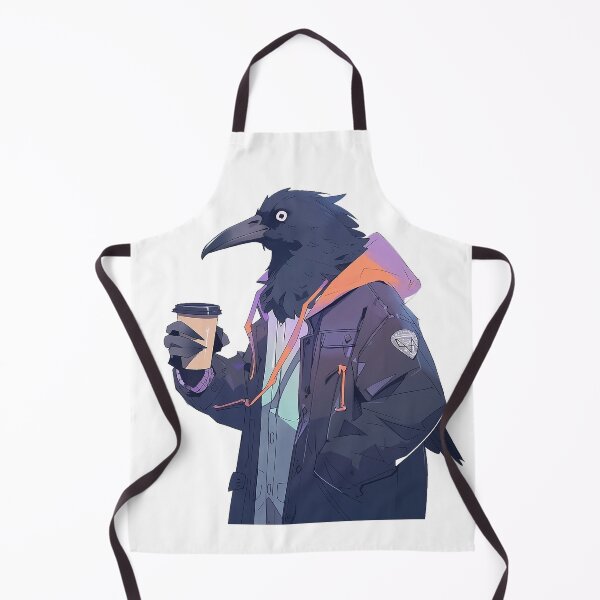 Item preview, Cawfee crow in jacket designed and sold by Remek-Design.
