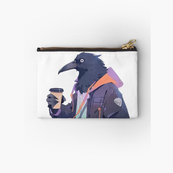 Item preview, Cawfee crow in jacket designed and sold by Remek-Design.