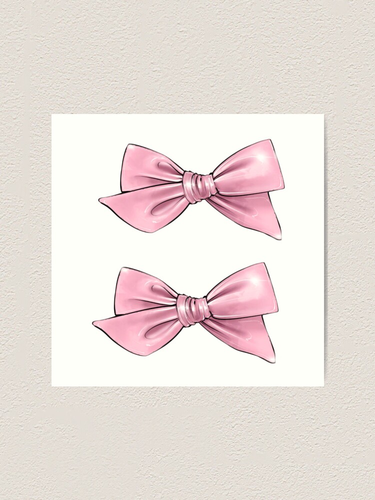 Pink bow ribbon coquette | iPad Case & Skin
