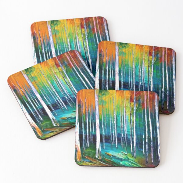 Item preview, Birch Forest at sunset designed and sold by George Hutton Hunter.