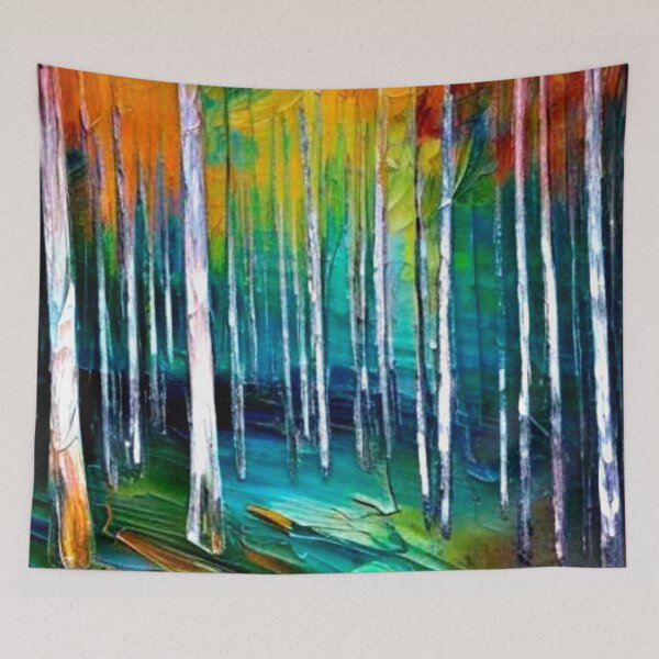 Item preview, Birch Forest at sunset designed and sold by George Hutton Hunter.