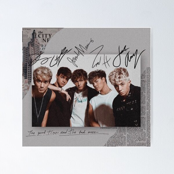 Signed outlet Why Don’t We Framed 8 Letters Poster