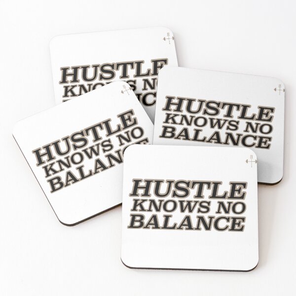 Item preview, Hustle knows no balance  designed and sold by craftbeermuscle.