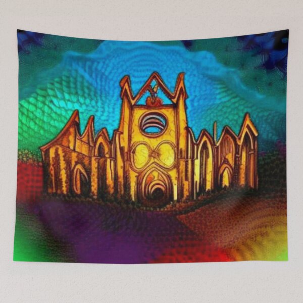 Item preview, The Cathedral glows designed and sold by George Hutton Hunter.
