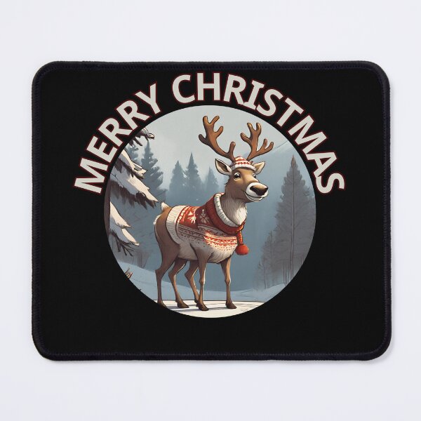 Item preview, Festive Reindeer Snow Cabin Delight designed and sold by ChicTrendz.