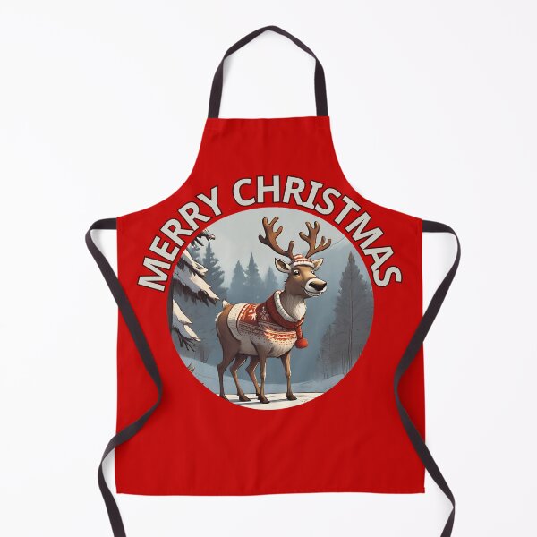 Item preview, Festive Reindeer Snow Cabin Delight designed and sold by ChicTrendz.